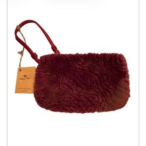 NWT Patricia Nash Piedmont Sherpa Wristlet